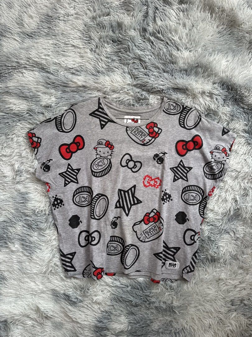 Hello kitty AOP Blouse (Category: Blouses) located in Taguig. Submitted by mrwickjohn67 (Listing ID 1469905915, Image 1). Description: Boxy Type Issue: none Size: (in inches) WXL: 24x24.