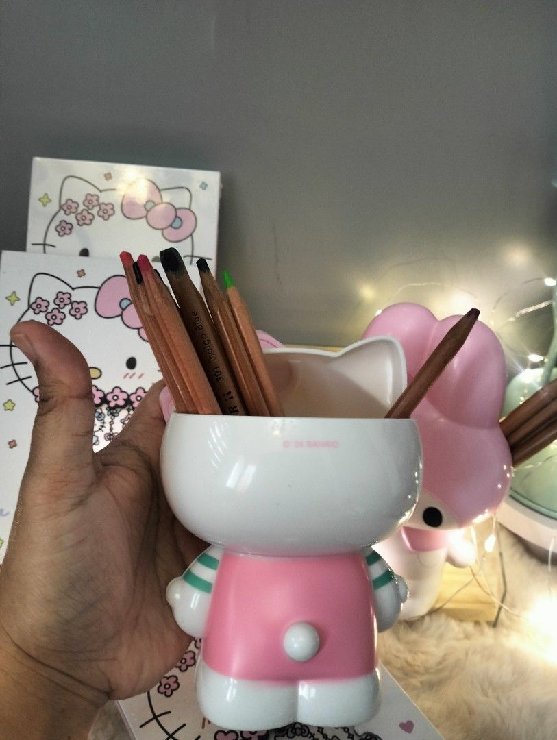 Hello Kitty My Melody Pencil Holder (Category: Accessory Holder, Box & Organizers) located in Manila. Submitted by alayassulittipidfinds (Listing ID 1469833962, Image 2). Description: .