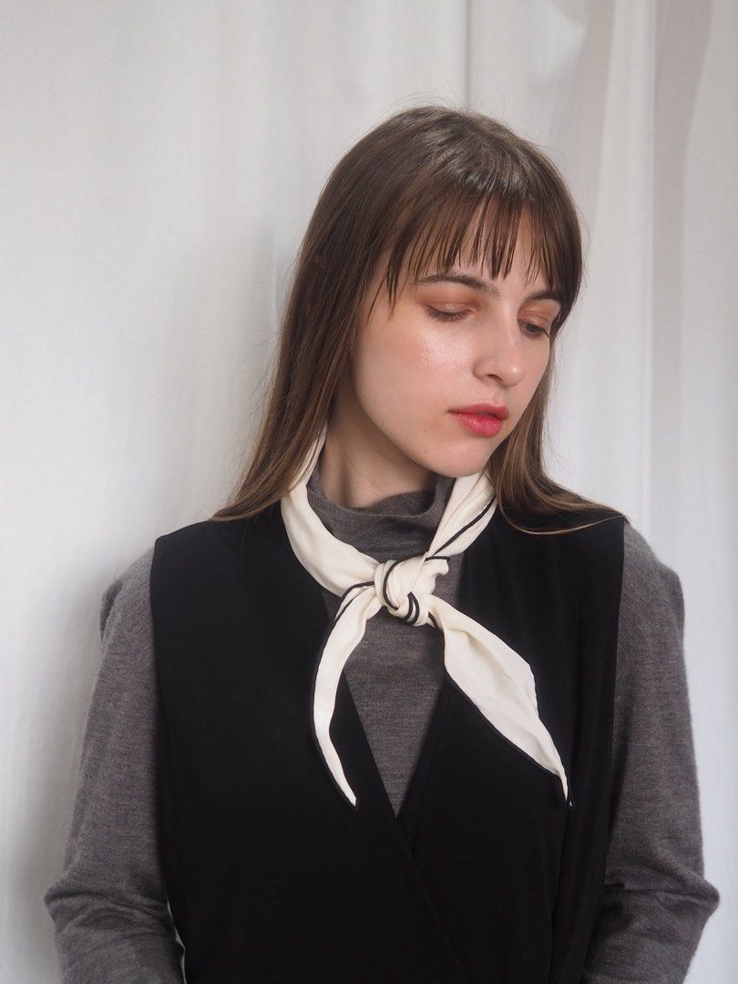 Hermes Losange White Silk Scarf (Category: Luxury Accessories) located in Paranaque City. Submitted by esprit23 (Listing ID 1469923058, Image 3). Description: Bought from store Never used only stored .