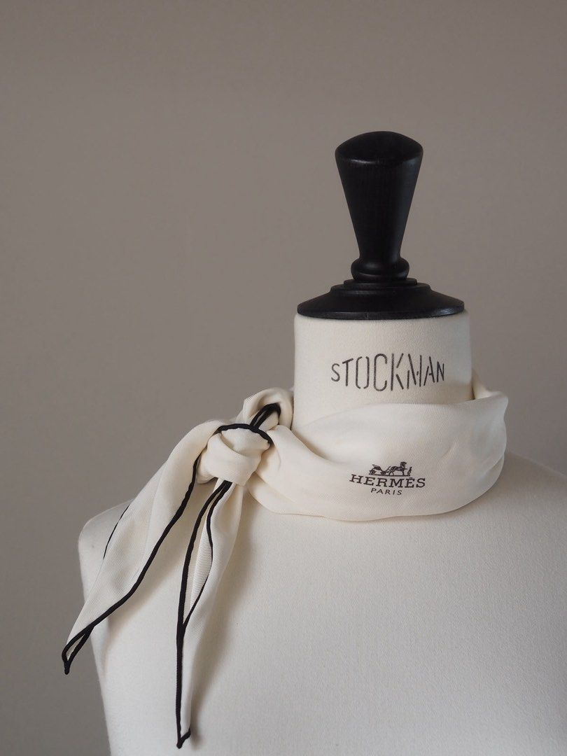 Hermes Losange White Silk Scarf (Category: Luxury Accessories) located in Paranaque City. Submitted by esprit23 (Listing ID 1469923058, Image 1). Description: Bought from store Never used only stored .