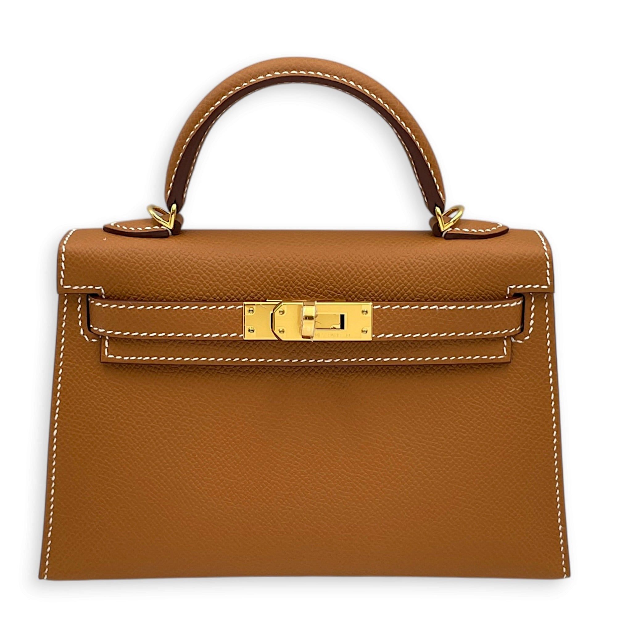 Hermès Kelly Mini Gold in Epsom Gold hardware, Luxury, Bags & Wallets ...