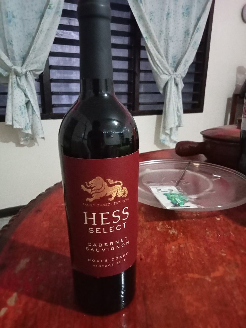 Hess Select Cabernet Sauvignon North Coast 2018 Wine Bottle (Category: Beverages) located in Cebu City. Submitted by cleverwind.221754 (Listing ID 1469934502, Image 2). Description: Selling Hess Select Cabernet Sauvignon wine. Imported from US. For pick-up or delivery. Buyer will pay for shipping fees if for delivery. Location: Near San Carlos South Campus, CTS/CCMC. Check out also our other items: https://garage-sale.pages.dev.