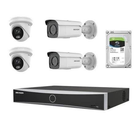 Hikvision CCTV Security Camera System with NVR and 1TB Hard Drive ...