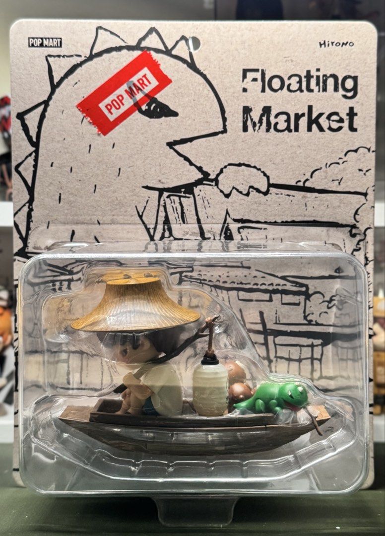 Pop Mart Hirono Floating Market Figure (Category: Designer & Blind Box Toys) located in Mandaluyong City. Submitted by blindboxvault (Listing ID 1469870486, Image 2). Description: - Brand: Pop Mart (Official Licensed Product) - Series: Hirono Floating Market - Model: P-18600410547 - Condition: Brand new, sealed in original blister packaging on card backing - Perfect for collectors and display - Shipping available, shouldered by buyer 📍Mandaluyon