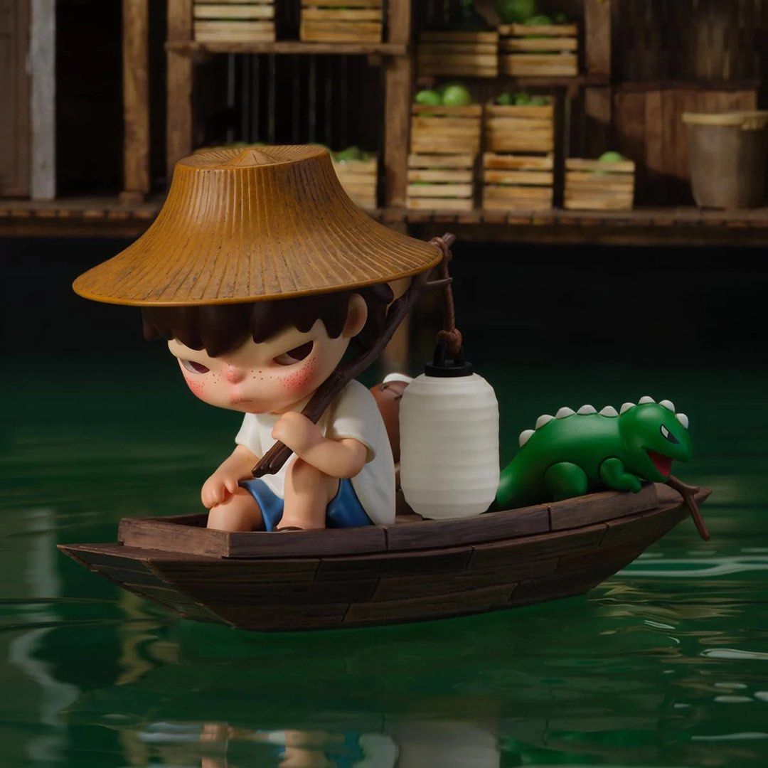 Pop Mart Hirono Floating Market Figure (Category: Designer & Blind Box Toys) located in Mandaluyong City. Submitted by blindboxvault (Listing ID 1469870486, Image 1). Description: - Brand: Pop Mart (Official Licensed Product) - Series: Hirono Floating Market - Model: P-18600410547 - Condition: Brand new, sealed in original blister packaging on card backing - Perfect for collectors and display - Shipping available, shouldered by buyer 📍Mandaluyon