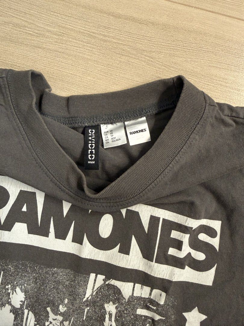 HNM Ramons Black T-Shirt (Category: Shirts) located in Manila. Submitted by bella_boo (Listing ID 1469840960, Image 3). Description: sf co buyer.