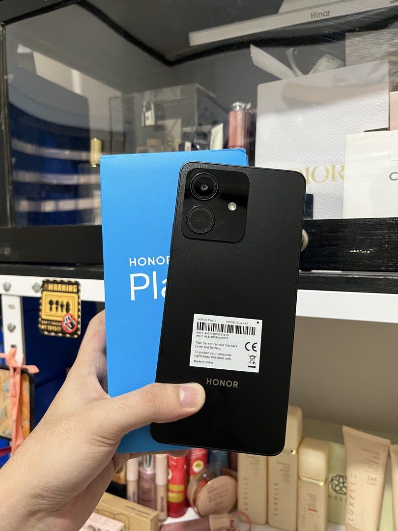 Honor Play10 (Category: Android Others) located in General Trias. Submitted by iiamjh (Listing ID 1469846345, Image 1). Description: ‼️FOR SALE RUSH : HONOR PLAY 10 64GB = ₱4.3k only ‼️ INCLUSIONS: Original Charger & USB Cable✅ Case ✅ w- receipt Paper Manuals ✅ *CONDITION & DETAILS: Bought: September (2026) with e-receipt Unit is complete with box & accessories ✅ Great for daily use ✅ PRICE: ₱4300 only loc: cavite pm me if interested ‼️ .