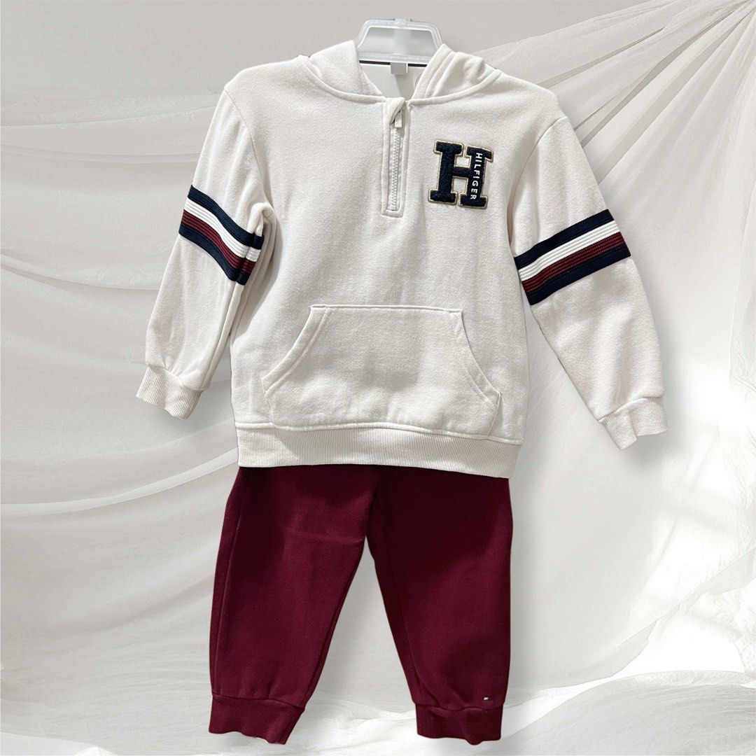 Hoodie Set for 2 years old (Category: Babies & Kids Fashion) located in Caloocan City. Submitted by youkayukay (Listing ID 1469827234, Image 1). Description: 🏷️ 24 months on tag. Can fit to 3 yrs old 🏷️Brand: Tommy Hilfiger ⁉️Rfs: Decluttering / Outgrown 📍Location: North Caloocan/ Near Camarin Doctors Hospital 🫶ALL ITEMS ARE BRANDNEW OR PERSONAL PRE-LOVED🫶 ‼️NO RETURN‼️ ‼️NO EXCHANGE‼️.