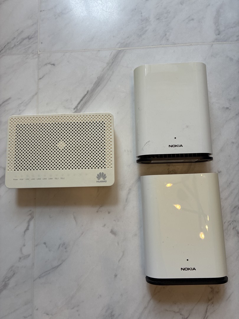 Terminal Studs Set Huawei Optical Network Terminal and Two Nokia Beacons, Computers & Tech ...