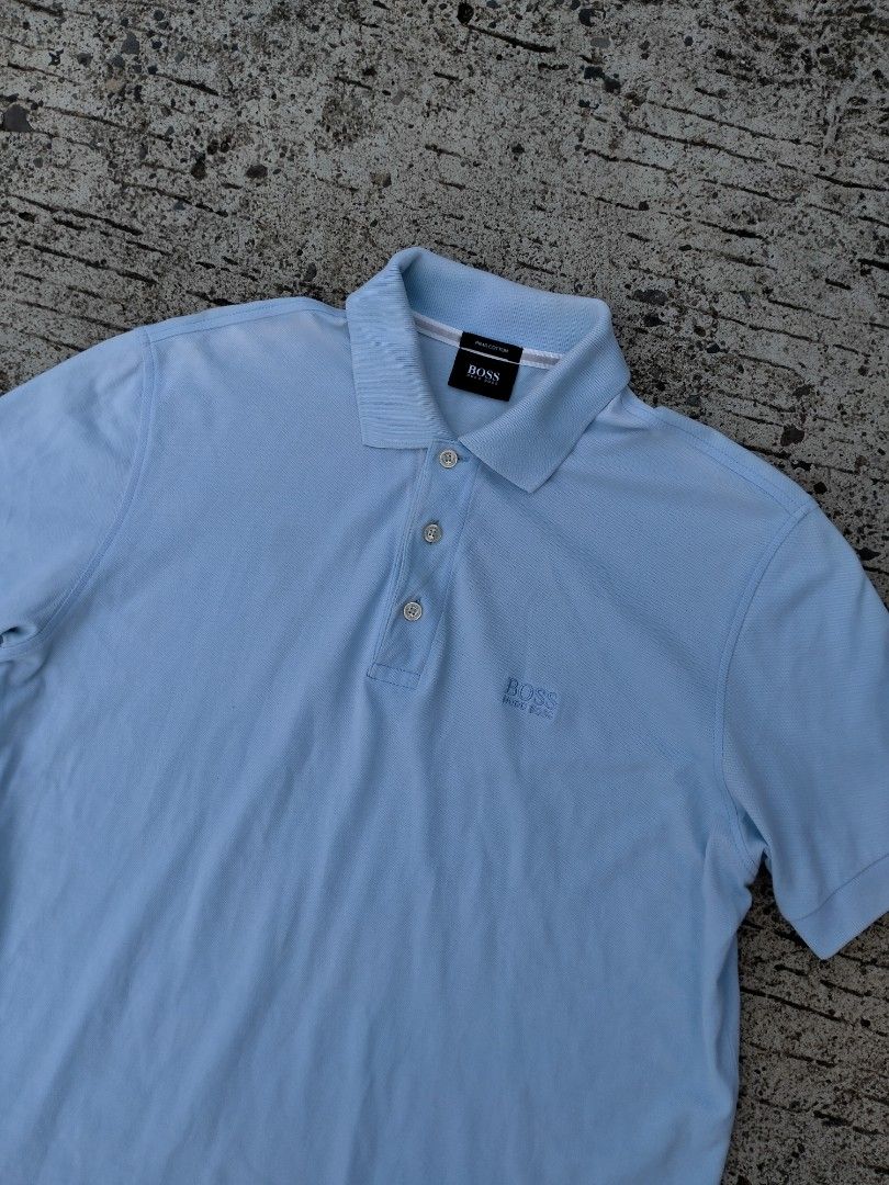 Hugo Boss (Category: Activewear) located in Davao. Submitted by ervinpolino09 (Listing ID 1469893320, Image 2). Description: Hugo Boss Polo Shirt💥 Size Small fit to medium Excellent Condition Need wash No issue Location Davao City 📍 .