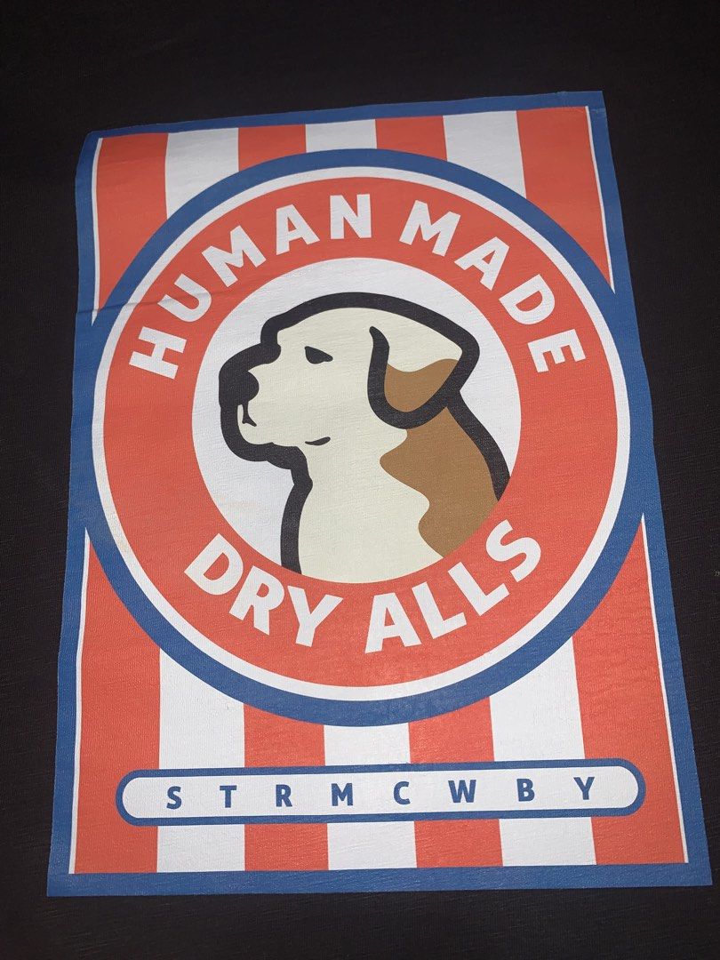 Human Made Dry Alls Graphic Tee Black (Category: Tshirts & Polo Shirts ) located in Tayug. Submitted by cvcthrift (Listing ID 1469741338, Image 2). Description: HUMAN MADE 23/29 ISSUE UNTING KULOBOT SA PRINT SOBRANG LIIT NA HAIRLINES SA KULOBOT NA PART VGUC CR-9/10 .
