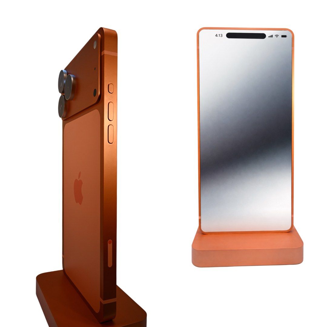 Iconic Giant iPhone 17 Pro Max Mirror (Category: Mirrors) located in Caloocan City. Submitted by kustom.manila (Listing ID 1469855709, Image 2). Description: AVAILABLE COLORS: 🟠 ⚪️ Send us a DM 📩 for more details and customization options. P.S. This item is not free. ₱0 is indicated for quotation purposes only. Final pricing depends on the design and size..