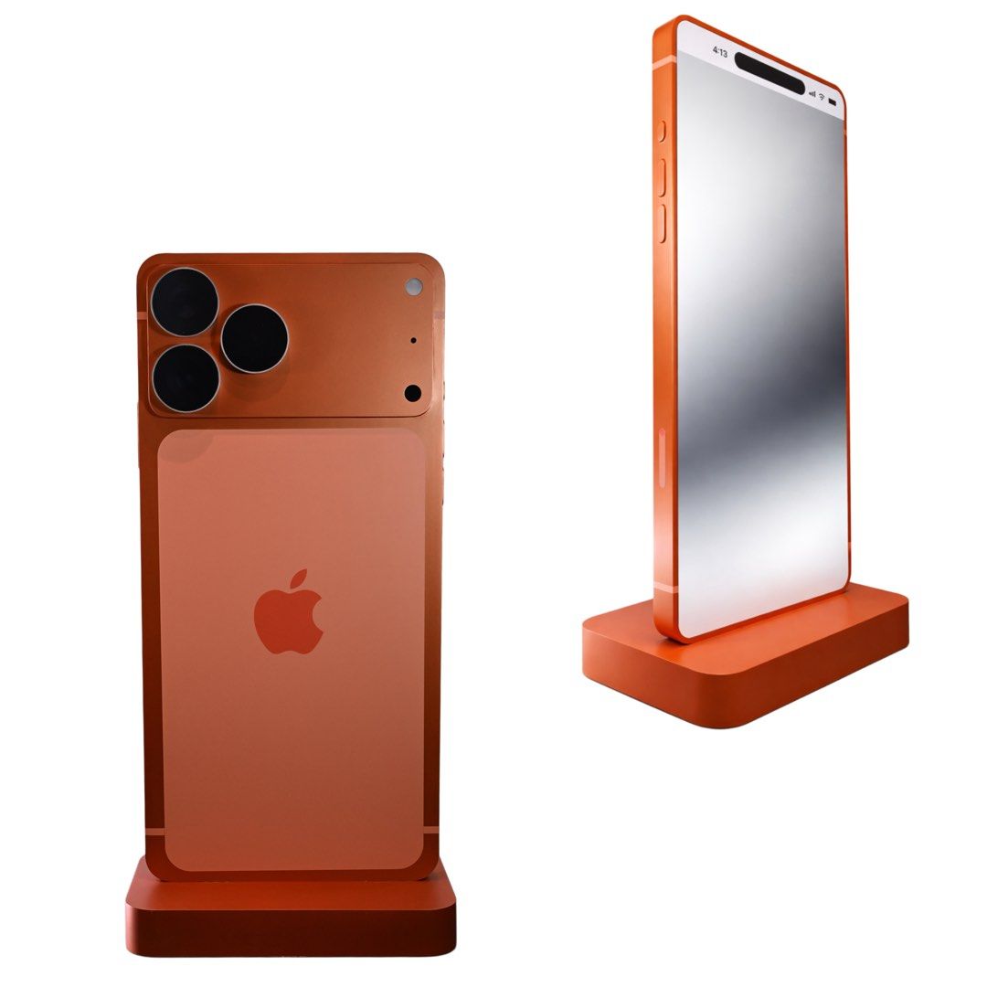 Iconic Giant iPhone 17 Pro Max Mirror (Category: Mirrors) located in Caloocan City. Submitted by kustom.manila (Listing ID 1469855709, Image 1). Description: AVAILABLE COLORS: 🟠 ⚪️ Send us a DM 📩 for more details and customization options. P.S. This item is not free. ₱0 is indicated for quotation purposes only. Final pricing depends on the design and size..