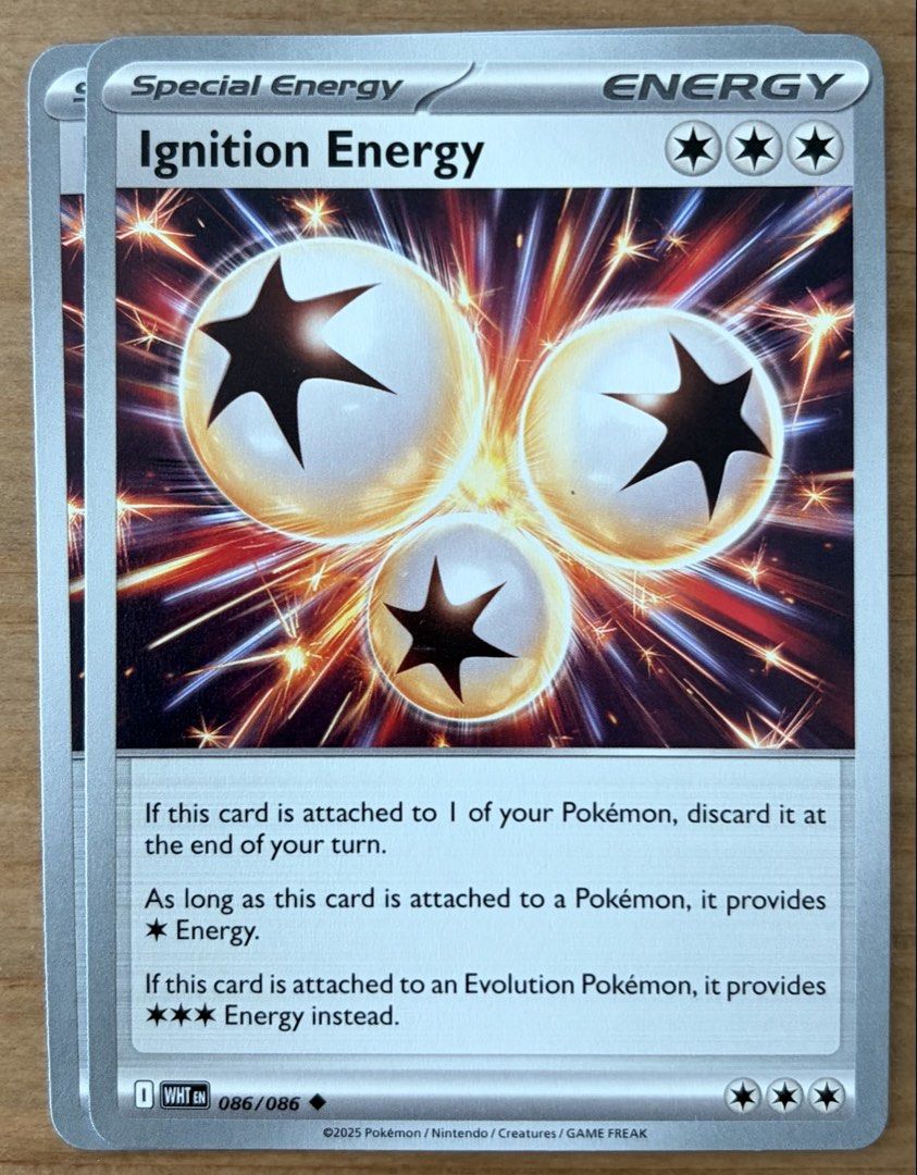 Ignition Energy | Pokemon Cards ~ White Flare (Category: Raw Singles) located in Makati City. Submitted by cardlab (Listing ID 1469824276, Image 1). Description: Items are 💯 authentic/original/legit. About The Card: •Language: EN • Number: 086/086 • Uncommon • Normal FOR: • Cards ₱99 and below with Card Sleeves • Cards ₱100 and up with Card Sleeves and Used Toploader • ₱10 for Bnew Tops Packaging (If Shipping): ✔️ Plastic cover ✔️ Cardboard ✔️ B