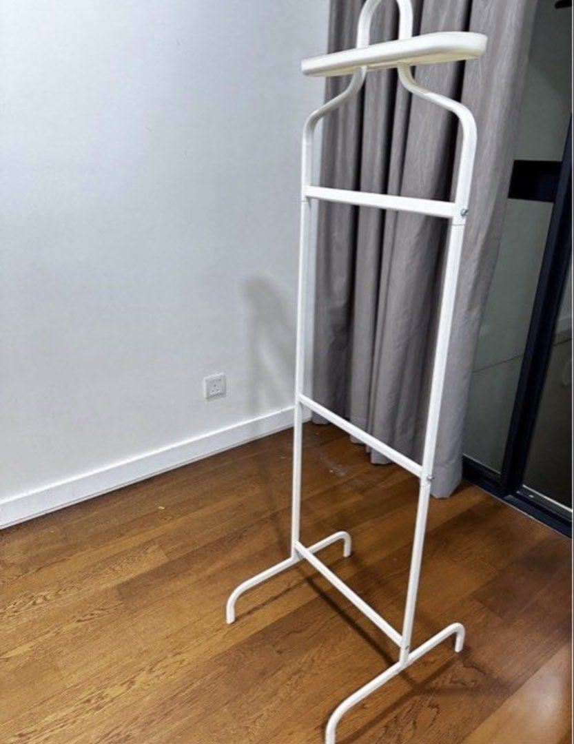 Ikea White Metal Clothes Stand, Furniture & Home Living, Furniture ...