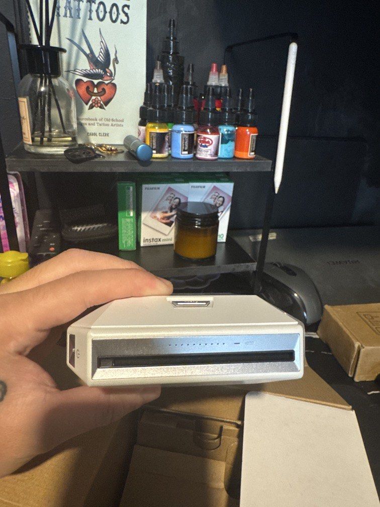 Instax Sp-3 Smart Printer (Category: Other Photography Accessories) located in Paranaque City. Submitted by human.anthem (Listing ID 1469851256, Image 3). Description: Instax sp-3 Square Smart phone printer No battery but it works perfectly fine Money back guarantee if it doesn’t work! Price is fixed .