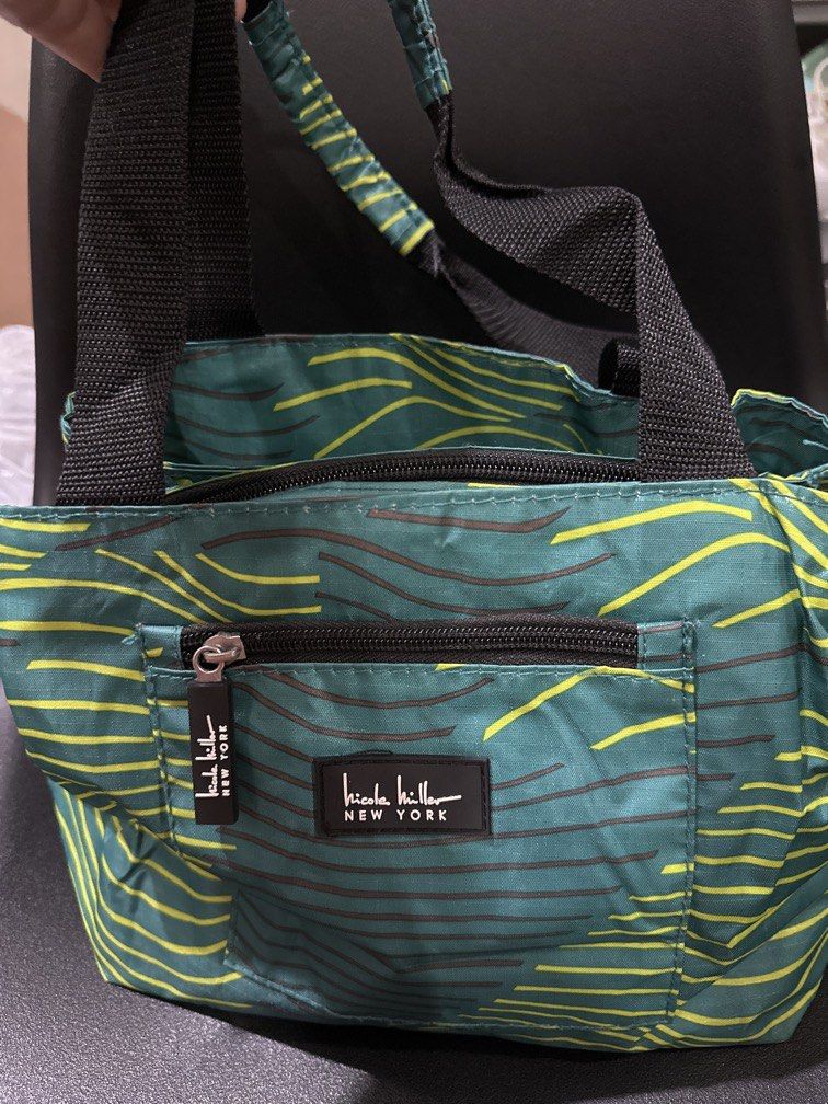 Insulated Lunch Cooler Tote (USED) (Category: Tote Bags) located in Manila. Submitted by krystalchewey_ (Listing ID 1469845887, Image 2). Description: Used Actual Photo Posted 180php Nicole Miller New York Insulated Lunch Cooler Tote Lunch Bag .