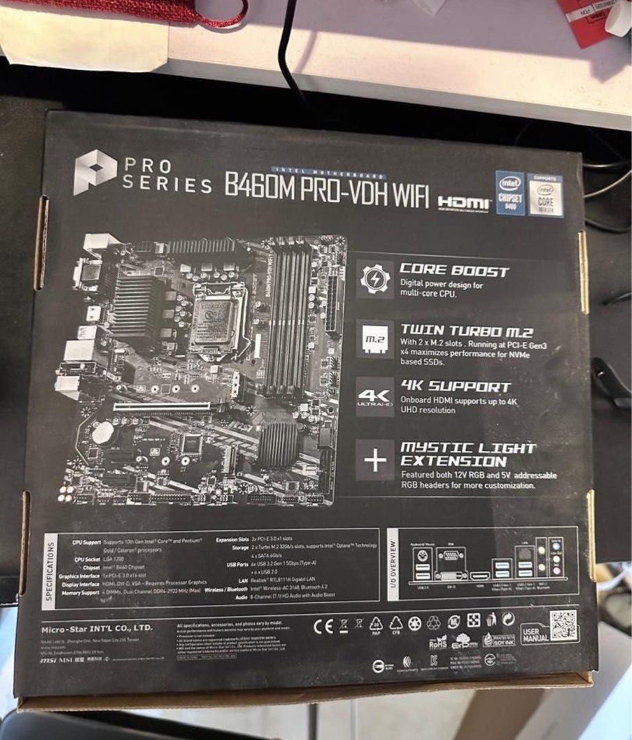 Intel motherboard, Computers & Tech, Parts & Accessories, Computer ...