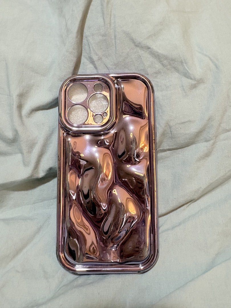 Ip 14promax case (Category: Cases & Sleeves) located in Manila. Submitted by thriftwithgem (Listing ID 1469904267, Image 1). Description: - glossy purple.