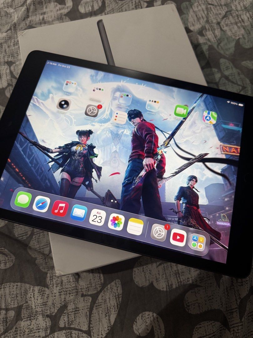 Ipad 9th Gen 256gb (Category: iPad) located in Marikina City. Submitted by bryanroblesss (Listing ID 1469858272, Image 3). Description: Ipad 9th Generation 256gb (WiFi) No hidden issues Touch id working Minimal scratches / paint chips only - 14,500 Open for swap to IOS with Original Box only Meetup : Marikina, San Mateo, Lrt2/Mrt or Plaza Aldea Tanay .