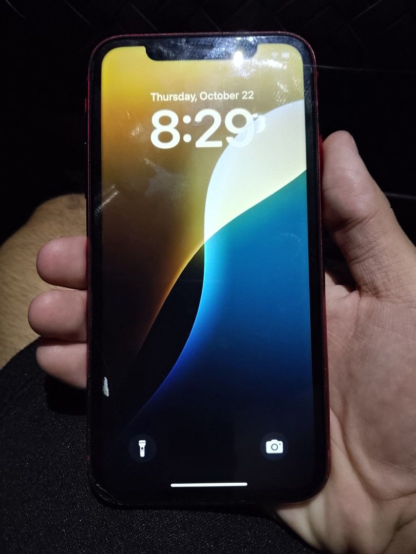IPHONE 11 128GB 70%BH original (Category: iPhone 11 Series) located in Caloocan City. Submitted by kristanzzzx (Listing ID 1469790064, Image 3). Description: - Model: Original iPhone 11 - Storage: 128GB - Color: Product Red - Battery Health: 70% - Condition / Issues: Has a hairline scratch and a small black spot on the display (kindly check photos for exact details) - Features: True Tone and Face ID are all working properly - Meetup locations ava