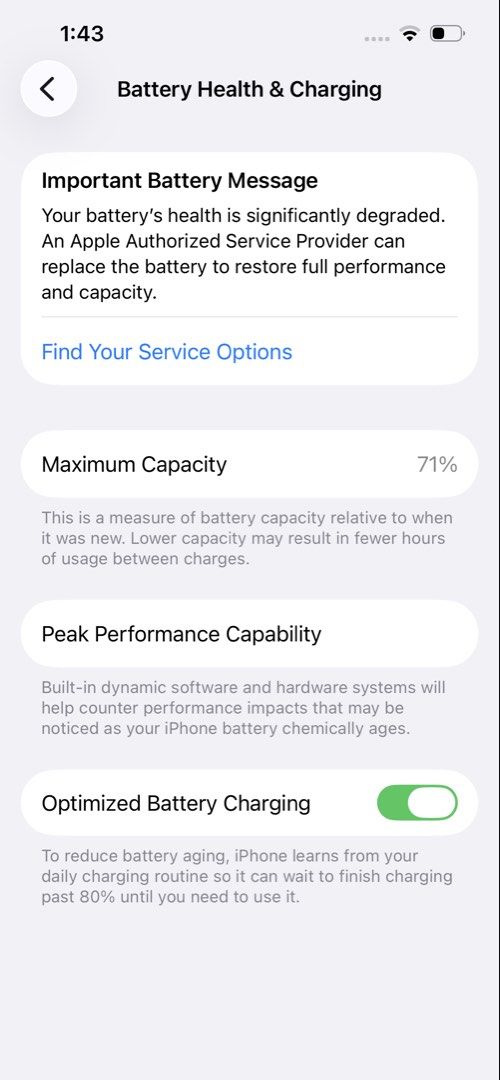 Iphone 13 pro 256gb (Category: iPhone 13 Series) located in San Fernando. Submitted by blinkeu_b (Listing ID 1469836148, Image 2). Description: Iphone 13 pro 256gb - Sierra Blue - open line - ios 26.5 - 71% battery health - never been open / no history of repair - all working, no physical issues **minimal laser light exposure on camera lens x1 and x3 but it is barely noticeable unless zoomed in. (see attached photos for reference) Inclusions: uni