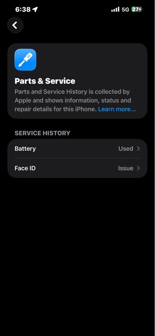 Iphone 14plus (Category: iPhone 14 Series) located in Mersing. Submitted by syafiqrullah_06 (Listing ID 1469775652, Image 3). Description: iphone 14plus LL SET.256GB. No face id Lain semua function. BH87% RM1200 nego on pm 0195004909.