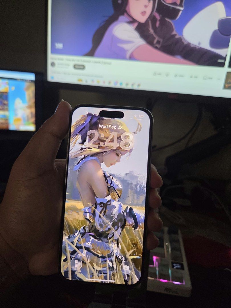 iPhone 15 pro 128GB (Category: iPhone 15 Series) located in Manila. Submitted by jhoymariel08786 (Listing ID 1469785135, Image 2). Description: Hi! Selling my iPhone 15 pro 128GB 35k (Negotiable) Meet up within Manila or Taguig.