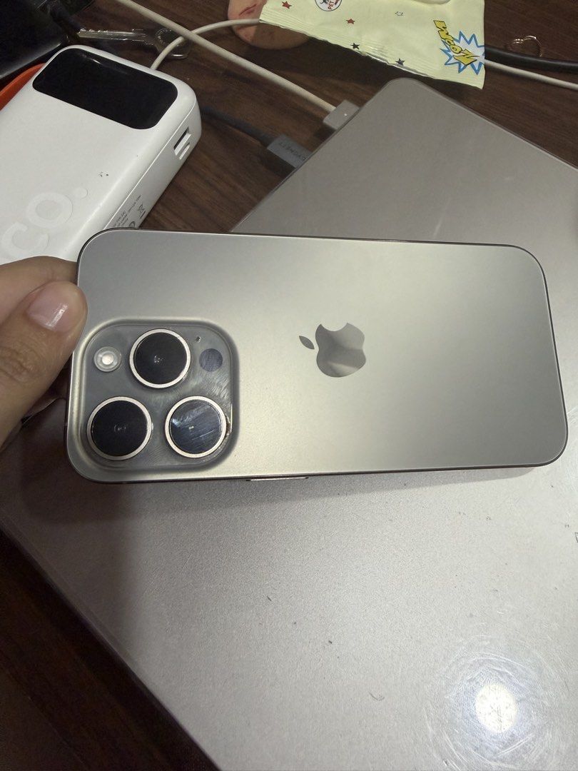 Iphone 15 Pro 256GB (Category: iPhone 15 Series) located in Caloocan City. Submitted by shanenmaea46683 (Listing ID 1469810786, Image 2). Description: 📱 FOR SALE: iPhone 15 Pro 256GB ✨ Lady-owned and well-maintained ✨ 256GB storage ✨ No dents ✨ Smooth and in good physical condition 🔋 Battery Health: 77% Well taken care of and ready for its next owner! 💗 💰 Price is negotiable 📩 Message me for inquiries, actual photos, and meetup arrangements.