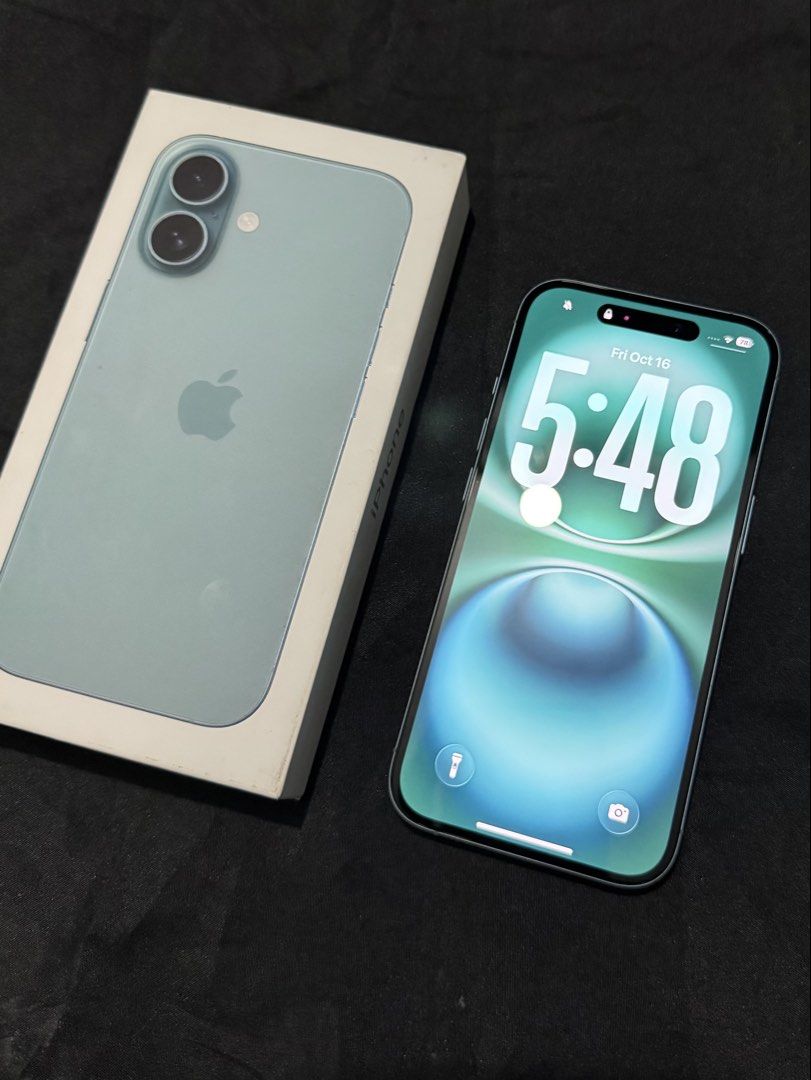 Iphone 16-128gb Teal Color (Category: iPhone 16 Series) located in Manila. Submitted by silentdog.1211 (Listing ID 1469765132, Image 1). Description: 💸FOR SALE: iPhone 16 128GB (Teal) Selling for only ₱36,000 (Negotiable for sure buyer) • 91% Battery Health • 653 Cycle Count • Long-lasting battery, matagal malowbat • No SIM restriction • No history of repair • Smooth and ready to use Inclusions: Original box, cable, and case No dent, No scratche