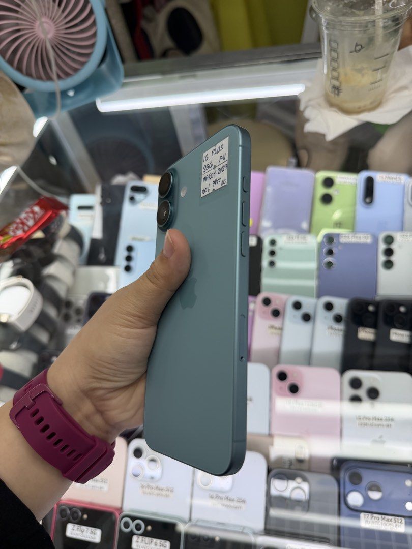 Iphone 16 Plus 256gb 100% BH FU NTC (Category: iPhone 16 Series) located in San Juan City. Submitted by javedsgadgetshop (Listing ID 1469760118, Image 3). Description: We accept : SWAP / TRADE IN / SELLING ( Cash on Delivery ) 🚚 Arround Metro Manila + SF By The Buyer. Quick specs : • iphone 16+ • 256gb Storage • Openline any sim • NTC Variant • 98% Smooth • 100% Batt health • Good Condition • No history of repair • No hidden issue - Mode of paym