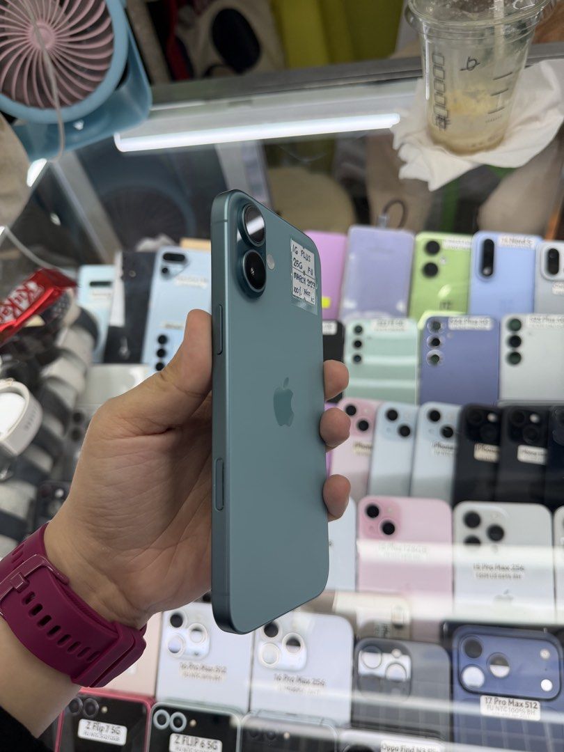 Iphone 16 Plus 256gb 100% BH FU NTC (Category: iPhone 16 Series) located in San Juan City. Submitted by javedsgadgetshop (Listing ID 1469760118, Image 2). Description: We accept : SWAP / TRADE IN / SELLING ( Cash on Delivery ) 🚚 Arround Metro Manila + SF By The Buyer. Quick specs : • iphone 16+ • 256gb Storage • Openline any sim • NTC Variant • 98% Smooth • 100% Batt health • Good Condition • No history of repair • No hidden issue - Mode of paym
