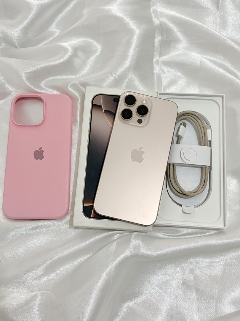Iphone 16 Pro Max (Category: iPhone 16 Series) located in Batangas. Submitted by sofiadadua (Listing ID 1469759555, Image 1). Description: Iphone 16 Pro Max - 256gb - 89bh - Factory Unlock (No Sim Restrictions) - Unli Reset/Update - Brandnew Condition - No scratches/Dents - No Issue/History of Repair - Will provide 3utools for accuracy of the device 📦Inclusion - Unit - Original Cord - Original Box - 1 case 📌Personal Warranty - If there’s an iss