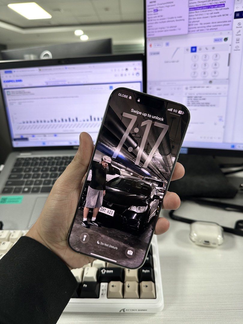 Iphone 16 pro max (Category: iPhone 16 Series) located in Quezon City. Submitted by yourangel11 (Listing ID 1469871378, Image 1). Description: For sale Iphone 16 Promax Zp/A local unit Openline 256 GB / 92 Battery health Personal used for more than 1 year Selling for 45,000 Swapping is higher.