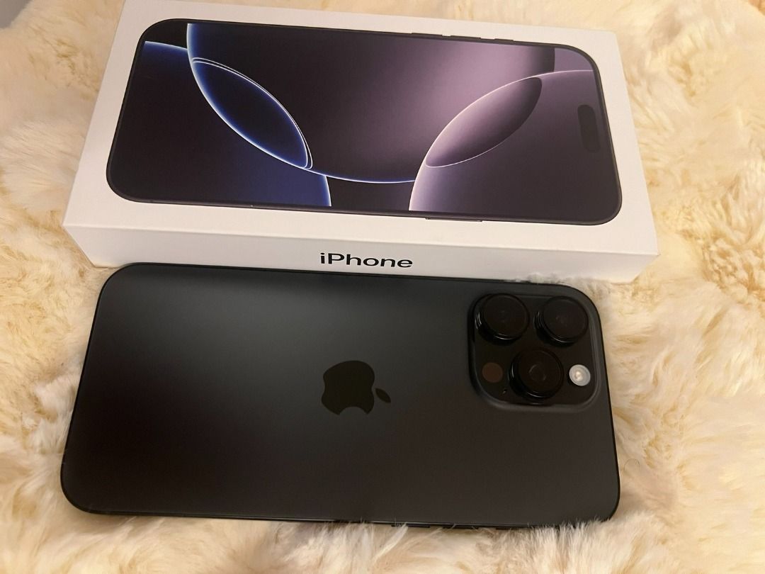 iPhone 16 Pro Max 256GB Black Titanium (Category: iPhone 16 Series) located in Manila. Submitted by monniel (Listing ID 1469834261, Image 1). Description: iPhone 16 pro max Black Titanium 256gb Battery health: 94% inclusion: original box and connecting cord RFS: upgraded to new phone Slightly used female owned .