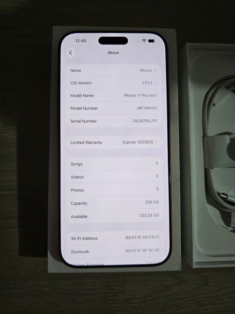 IPhone 17 Pro Max (Sale or Swap) (Category: iPhone 17 Series) located in Cavite. Submitted by rainramos006 (Listing ID 1466933115, Image 2). Description: Sale or Swap iPhone 17 Pro Max (Cosmic Orange) •256Gb •Openline/Anysim •NTC Approved •91% Battery Health 306 CC only •No Repair History ❌️ Unit , Orig box ( Same Imei ), Case & Cord 📍Trece Cavite.