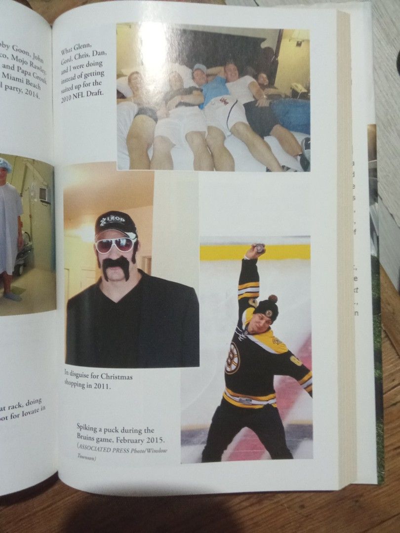 It's Good to Be Gronk by Rob Gronkowski (Category: Storybooks) located in Pasig City. Submitted by teebeedeee (Listing ID 1469867000, Image 3). Description: - Title: Autobiography by NFL star Rob Gronkowski & Jason Rosenhaus - Publisher: Gallery Books & Jeter Publishing - Condition: Hardcover with dust jacket intact - Highlights: Packed with exclusive photos, behind-the-scenes stories, and classic Gronk moments - Perfect for: NFL fans and New Eng