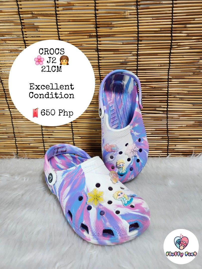J2- Preloved Original Crocs for kids (Category: Babies & Kids Fashion) located in Navotas City. Submitted by FluffyFeet (Listing ID 1469849843, Image 1). Description: NEW ARRIVAL❗️ This is a PRELOVED ORIGINAL CROCS FOR KIDS‼️ Please managed your expectations ❤️ 📌 Strictly MINE NOW, PAY NOW ONLY❗️ (Unless suki na po na maayos kausap at iwas cancellation) 📌 You may ask for other photos before placing order/s STRICTLY NO RETURN, NO EXCHANGE UNLESS