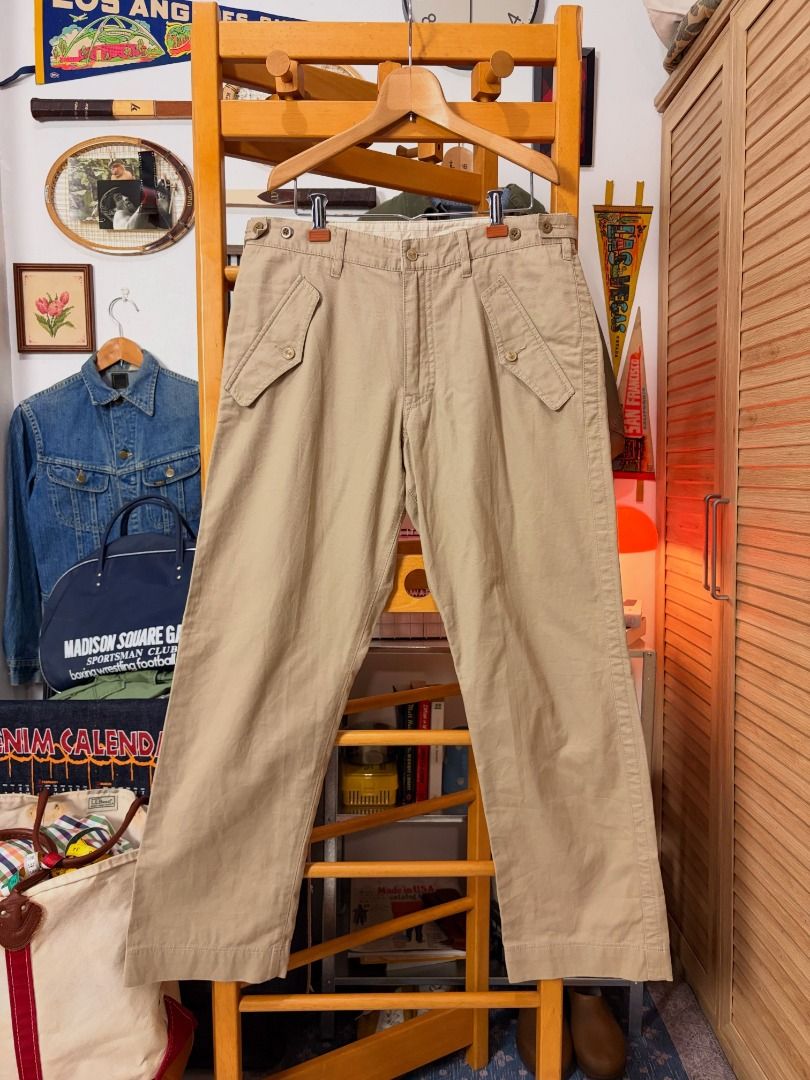 J. Press Repro Navy Utility Deck Work Khaki Pants (Category: Chinos) located in Manila. Submitted by recolecta (Listing ID 1469892806, Image 1). Description: J. Press Repro Navy Utility Deck Work Khaki Pants ₱2300 + sf 86 on tag Length: 40.5 inches Waist: 16.5 inches, fits 32-33 waist Rise: 11.5 inches Leg Opening: 9 inches Thighs: 11.5 inches Inseam: 29 inches • A standout piece of coastal Ivy tailoring from heritage icon J. Press (Onward Kashiy