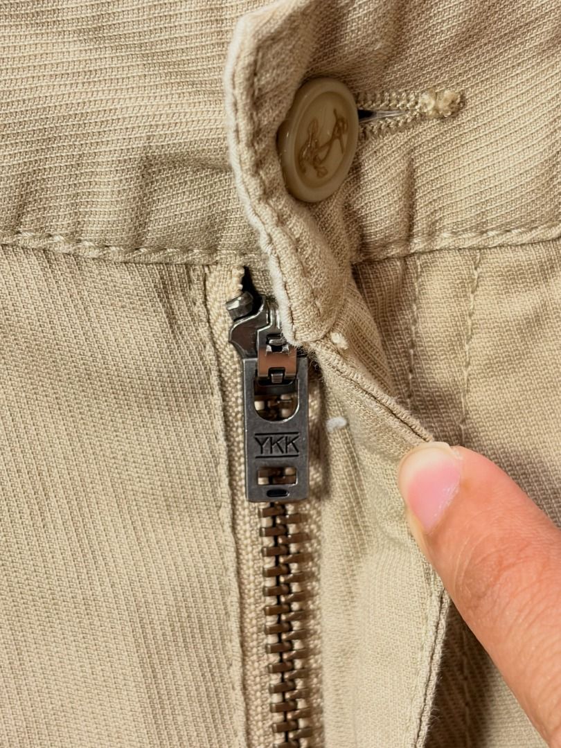 J. Press Repro Navy Utility Deck Work Khaki Pants (Category: Chinos) located in Manila. Submitted by recolecta (Listing ID 1469892806, Image 2). Description: J. Press Repro Navy Utility Deck Work Khaki Pants ₱2300 + sf 86 on tag Length: 40.5 inches Waist: 16.5 inches, fits 32-33 waist Rise: 11.5 inches Leg Opening: 9 inches Thighs: 11.5 inches Inseam: 29 inches • A standout piece of coastal Ivy tailoring from heritage icon J. Press (Onward Kashiy