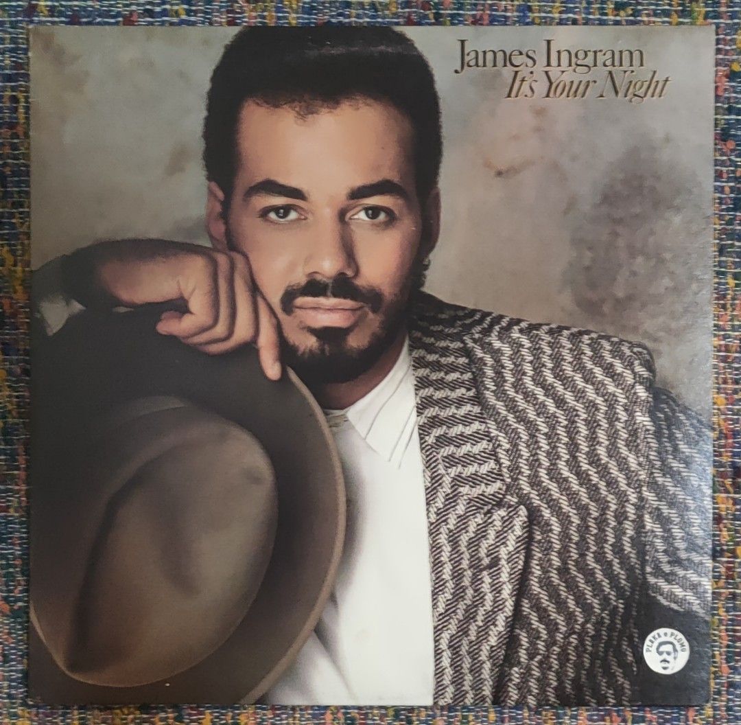 James Ingram - It's Your Night LP Vinyl Record (Category: Vinyls) located in Quezon City. Submitted by plaka.o.plomo (Listing ID 1469793099, Image 1). Description: Artist(s) : James Ingram Album : It's Your Night Year : 1983 Media : VG+ Color : Black Sleeve : VG+ No. : 1x Vinyl Size : 12" RPM : 33 Country : Canada Catalog No. : 92 39701 Tracklist : - Side 1 1. Party Animal 4:55 2. Yah Mo Be There 4:40 3. She Loves Me (The Best That I Can Be) 3:40