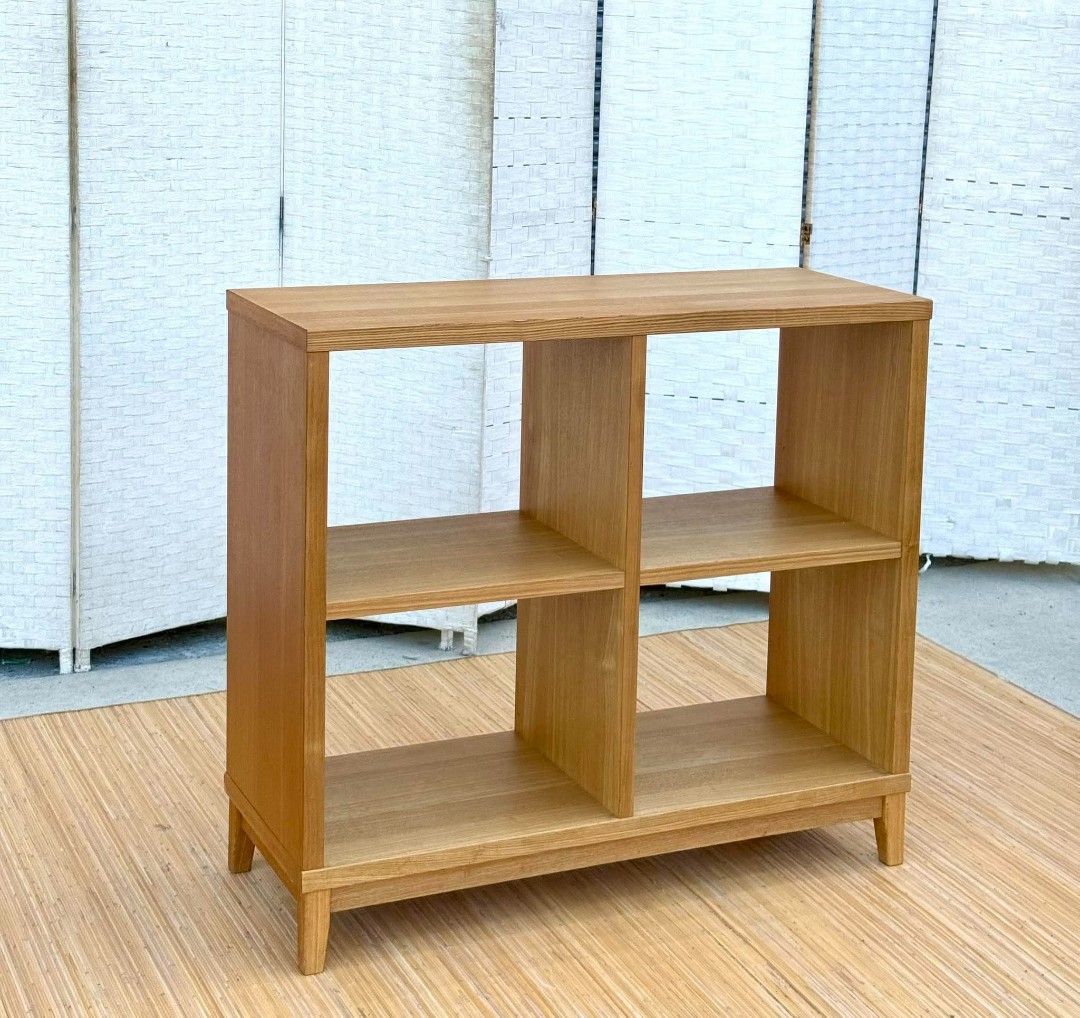 JAPAN SURPLUS OPEN 4 CUBES STORAGE SHELF IN GOOD CONDITION (Category: Shelves, Cabinets & Racks) located in Manila. Submitted by emjiiii96 (Listing ID 1469786206, Image 2). Description: JAPAN SURPLUS OPEN 4 CUBES STORAGE SHELF IN GOOD CONDITION SIZE: 36H x 39.5L x 15.5W inches.