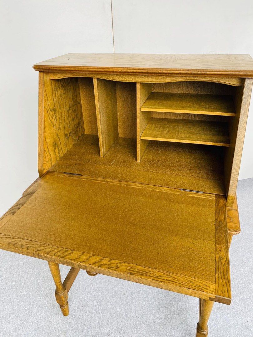 JAPAN SURPLUS WRITING CABINET (Category: Ironing Boards) located in Manila. Submitted by justinlei.103 (Listing ID 1469929625, Image 2). Description: “JAPAN SURPLUS” “MACKENZIE” VINTAGE SOLID WOOD STUDY BOARD SIZE: 26L” x 18W” x 28-42H” inches (AS-IS ITEM) IN GOOD CONDITION.