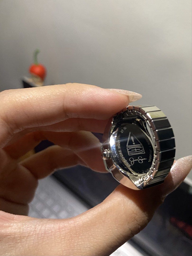 Jessica Simpson Octagon Ring Watch (Category: Women's Watches) located in Paranaque City. Submitted by monamichi771 (Listing ID 1469779735, Image 2). Description: stainless steel back adjustable bezel stretch ring .