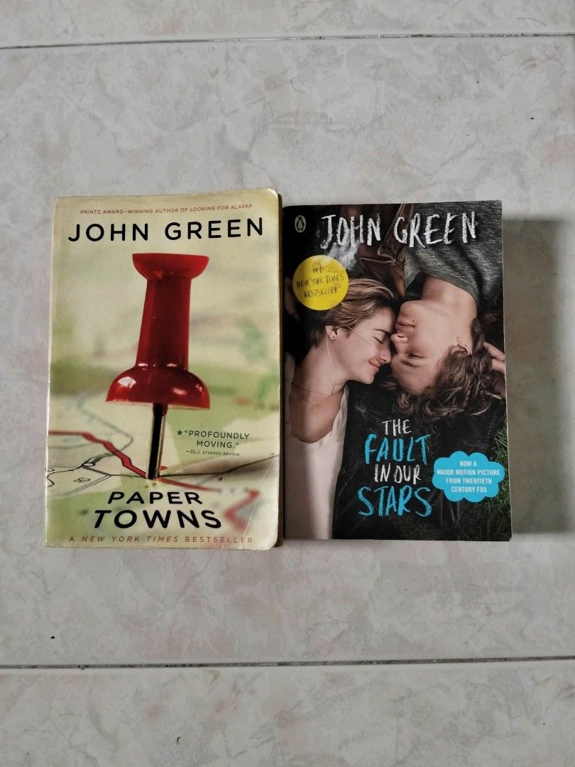 John Green Bundle (Category: Storybooks) located in Calasiao. Submitted by tsokooomilk (Listing ID 1469855385, Image 1). Description: 🔖 Send a message if interested! Please manage your expectations, as this is a pre-loved book with some signs of use. Rest assured, the price is reasonable for its condition..