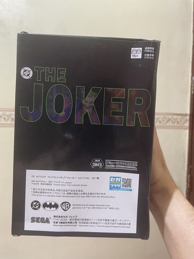 JOKER (Sega act cut) (Category: Designer & Blind Box Toys) located in Caloocan City. Submitted by dewwtoys (Listing ID 1469846837, Image 3). Description: MISB location south caloocan, sangandaan / dagupan, tondo manila .