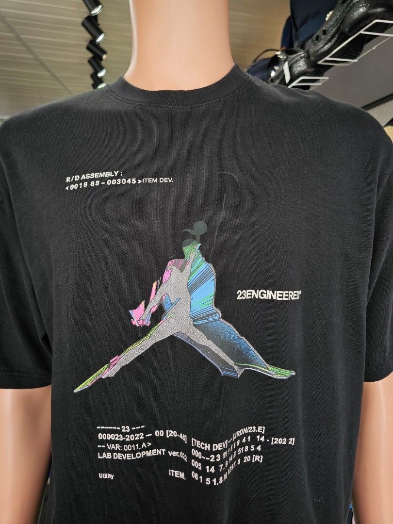 Jordan 23 Engineered Graphic T-Shirt (St (Category: Tshirts & Polo Shirts ) located in Baguio. Submitted by kayeonlineshop (Listing ID 1469837438, Image 2). Description: featuring a multi-color Jumpman graphic and technical text print on the chest..