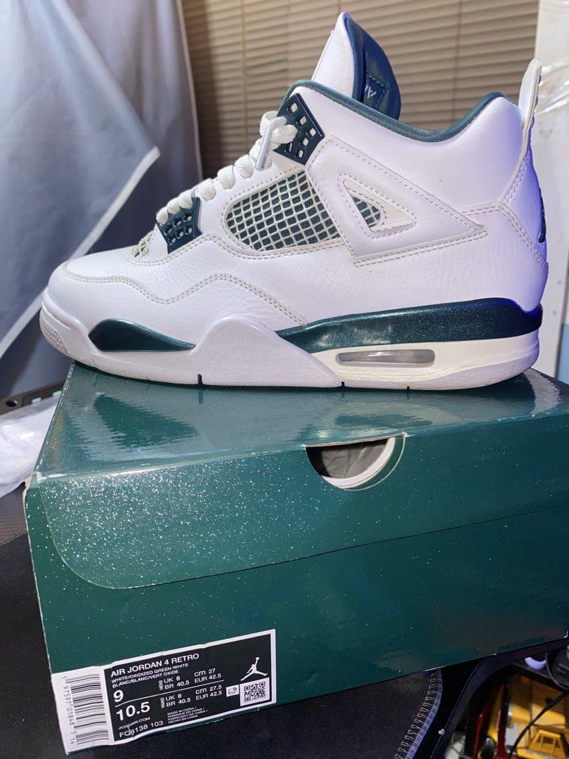 Jordan 4 oxidized green 9 us (Category: Sneakers) located in Manila. Submitted by raffao_13 (Listing ID 1469892599, Image 1). Description: .