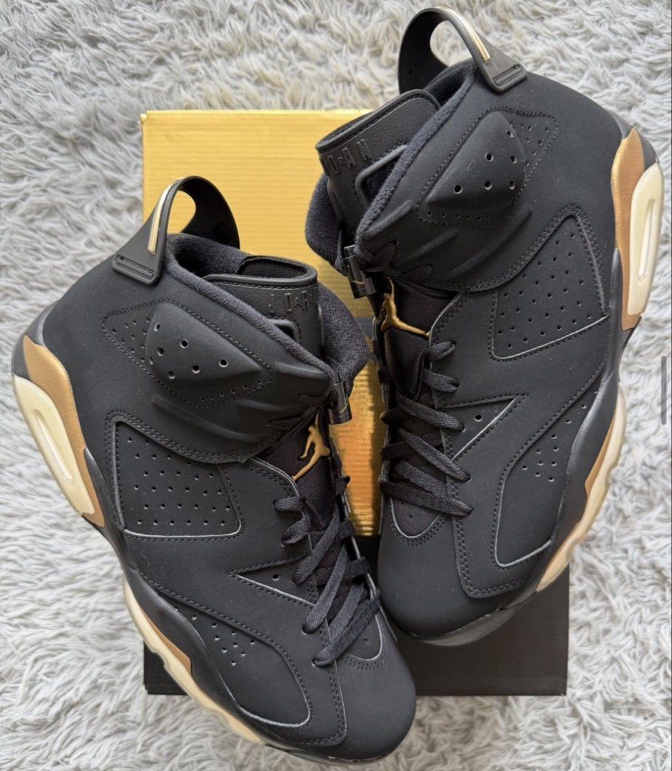 Jordan 6 DMP (Category: Casual Shoes) located in Quezon City. Submitted by shoeplug.ph (Listing ID 1469832498, Image 1). Description: Jordan 6 DMP size 11us brandnew / complete issue: left pair with slight seps ₱4,000.