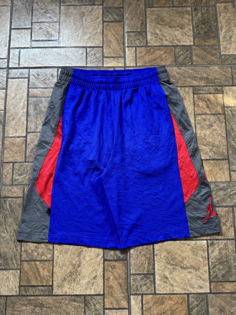 Jordan Blue Red Shorts (Category: Shorts) located in Manila. Submitted by dathriftt (Listing ID 1469820563, Image 2). Description: JORDAN BLUE RED SHORT Waist: Freewaist (With Lace) Length: 23.5 Thigh: 15.5 Hem: 13 -Excellent Condition -Colorrate: 9.8/10 -Issue: none -Complete Tags & Washtags.